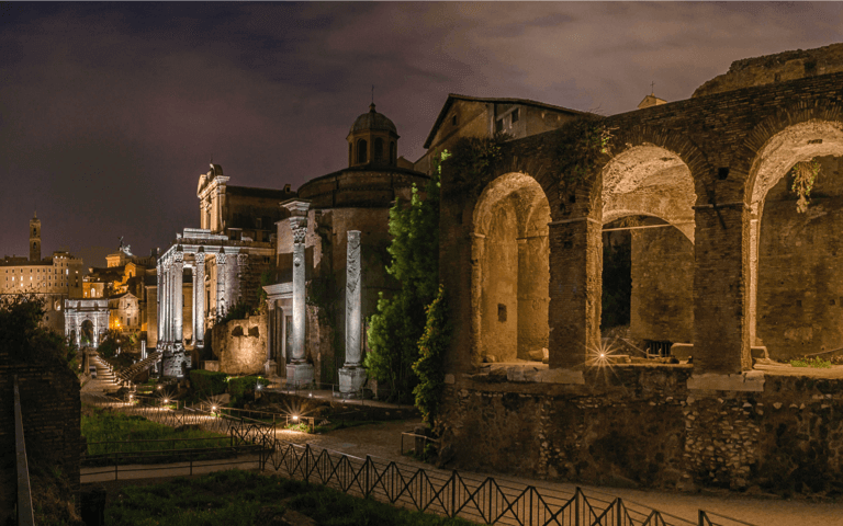 Acea per l'illuminazione del Foro Romano