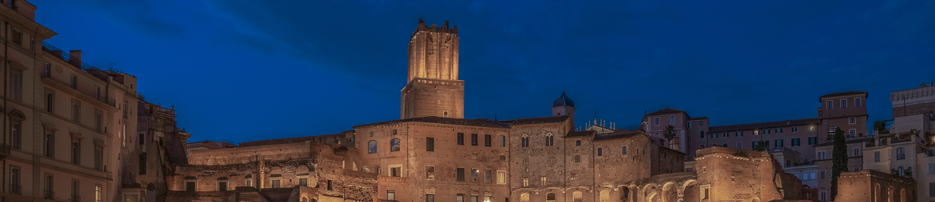 Acea, l'illuminazione artistica Mercati di Traiano