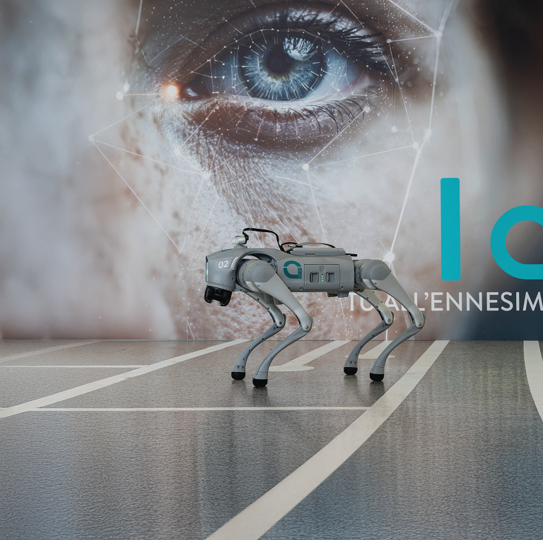 Un cane robot di Acea