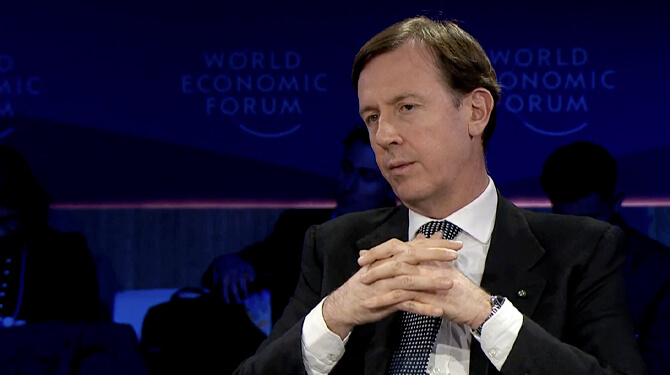 L'Amministratore Delegato Acea Fabrizio Palermo a Davos 