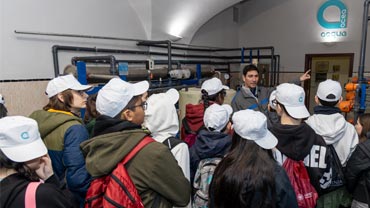 Acea Scuola, guided tour of the Fregene purification plant