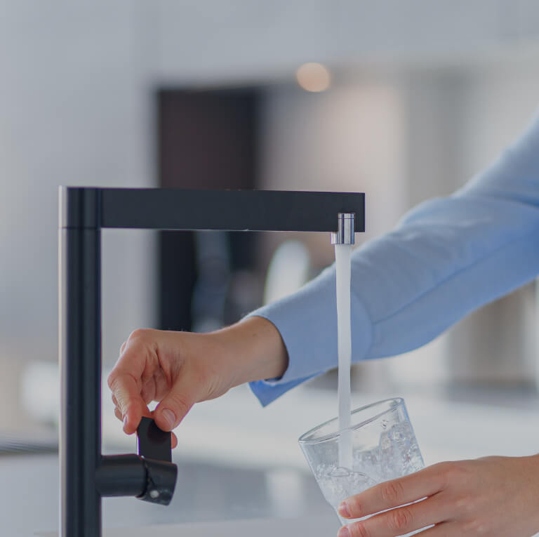 Drinking tap water