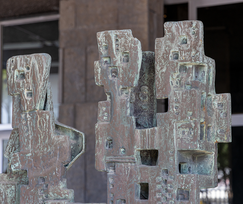 Sculpture by Pietro De Laurentiis created for the Acea headquarters in Piazzale Ostiense
