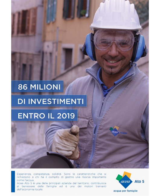Poster of the campaign Acea Ato 5: City of Frosinone